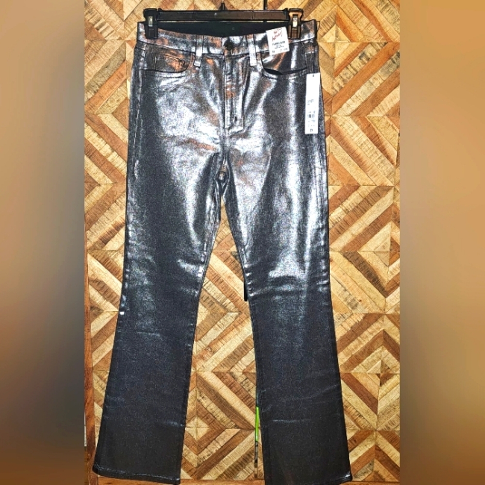 Joe's Women "Hi Honey" Hi-rise Curvy Foil Jeans